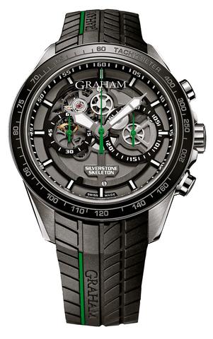 GRAHAM LONDON 2STAC2.B01A.K90F Silverstone RS Skeleton Green Limited Edition replica watch